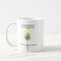 Caneca com versículo bíblico cristão 1 Pedro 5:10