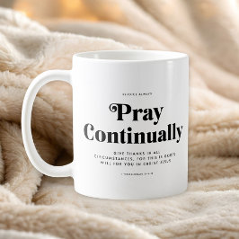 De Café Caneca com Versículo das Escrituras 1 Tessalonicen