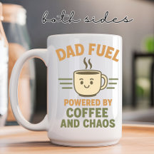 Caneca Combustível do Papai – Presente Divertido p