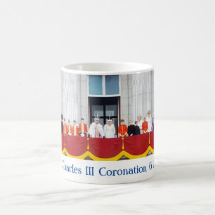 De Café caneca comemorativa da coroação do Rei Charles III