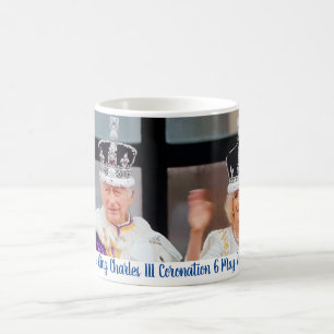 De Café caneca comemorativa da coroação do Rei Charles III