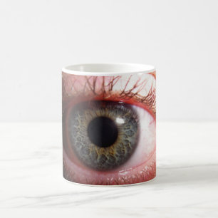 De Café Caneca complexa da íris