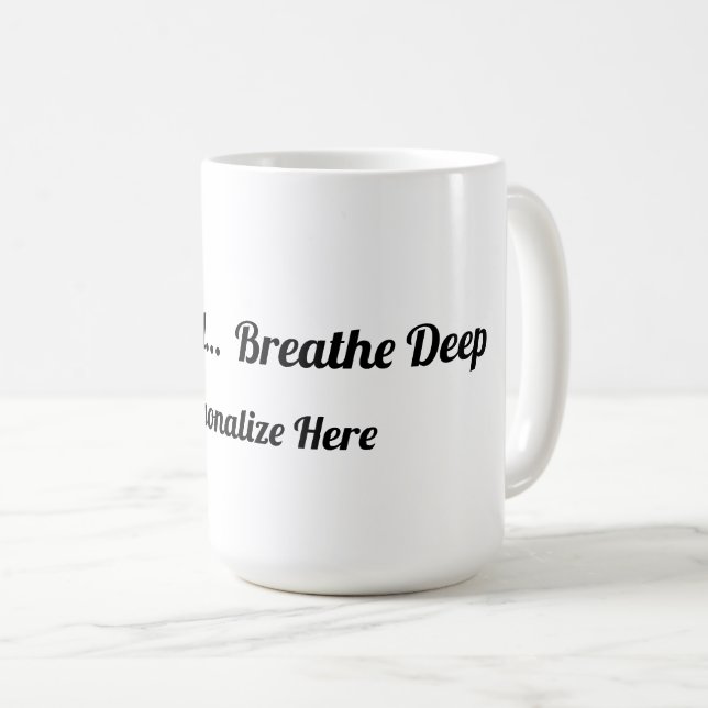 De Café Caneca Confie em Deus (Frente Esquerda)