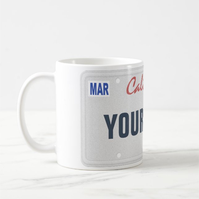 De Café Caneca conhecida feita sob encomenda da matrícula (Esquerda)