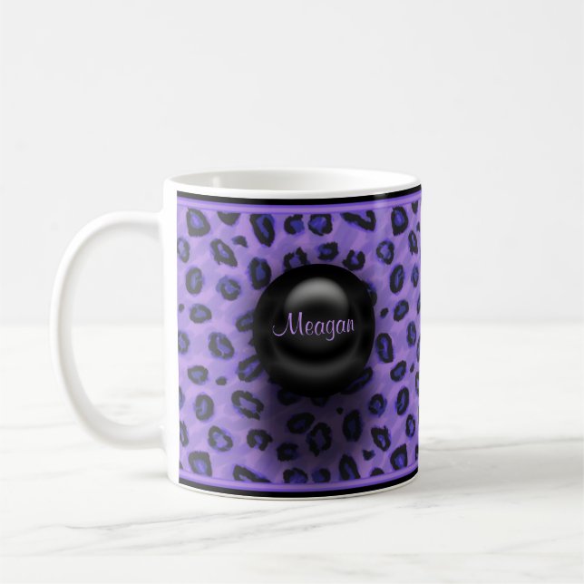 De Café Caneca conhecida feita sob encomenda do leopardo (Esquerda)