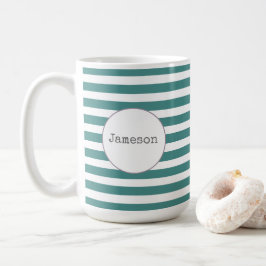 De Café Caneca conhecida listrada
