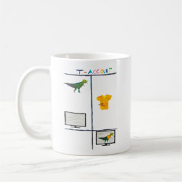 De Café Caneca Contador T Rex T Conta Contabilidade Presen