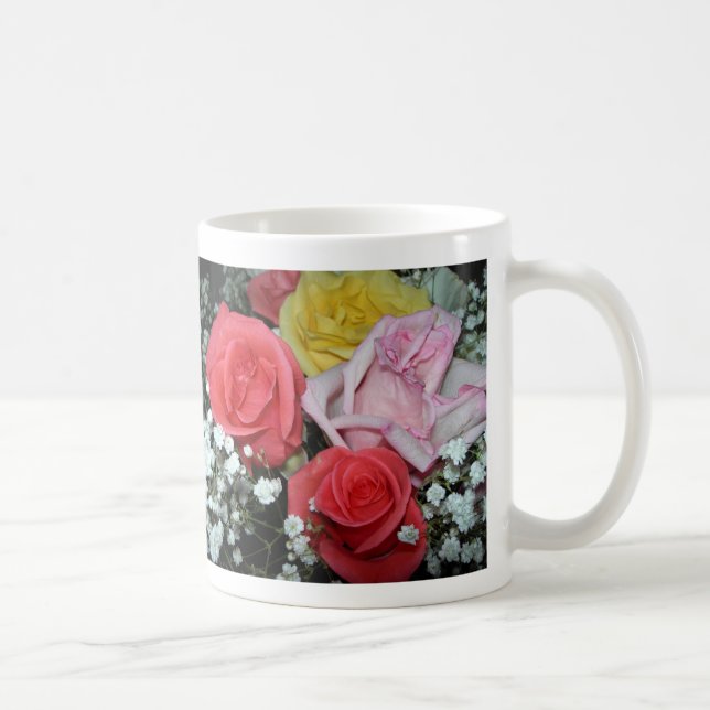 De Café Caneca cor-de-rosa (Direita)