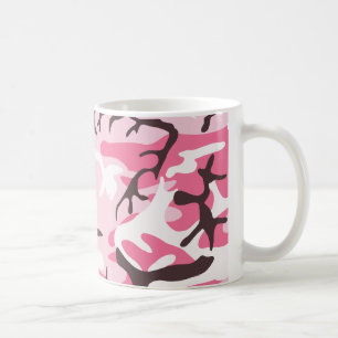 De Café Caneca cor-de-rosa da camuflagem