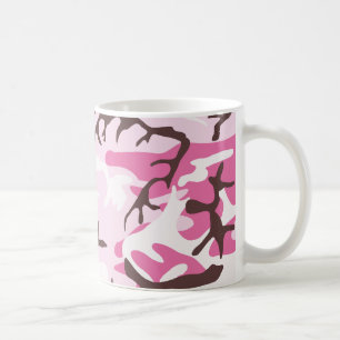 De Café Caneca cor-de-rosa da camuflagem