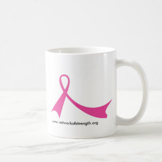 De Café Caneca cor-de-rosa da fita