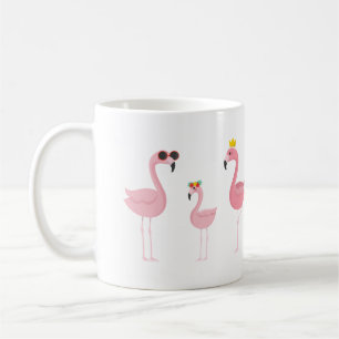 De Café Caneca cor-de-rosa do flamingo
