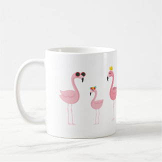 De Café Caneca cor-de-rosa do flamingo