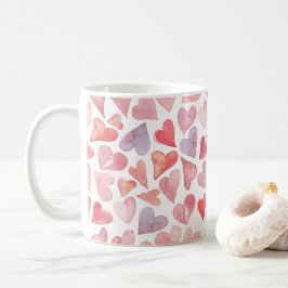 De Café Caneca Corações do Dia dos Namorados