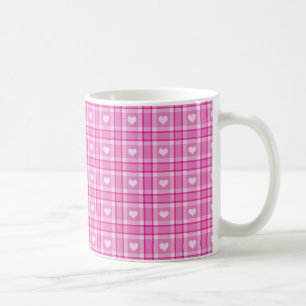 De Café Caneca Corações Rosa