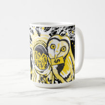 Caneca – Coruja da Árvore Urbana & Riqueza Surreal