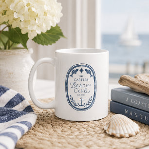 De Café Caneca Costeira Personalizada com Brasão do Beach 