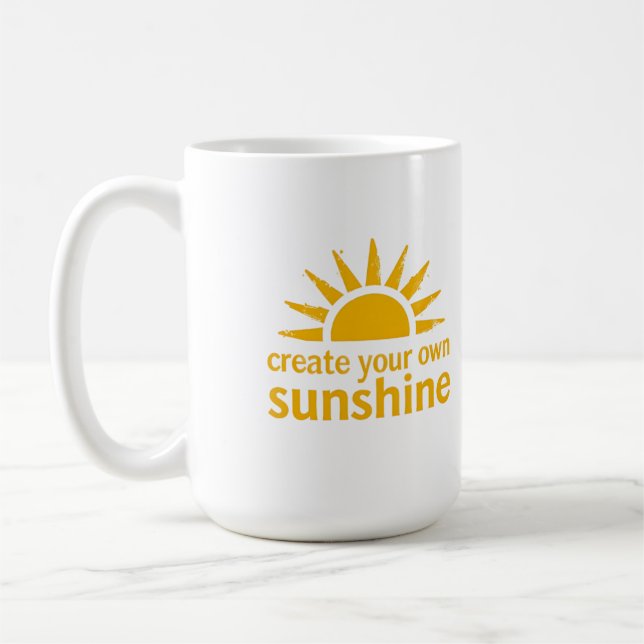De Café Caneca Crie Seu Sol  (Esquerda)
