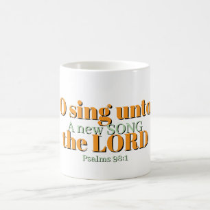 De Café Caneca cristã Cantai ao SENHOR