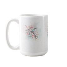 Caneca cristã | “Fique em silêncio” Escrita floral