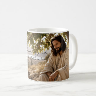 De Café Caneca Cristã Jesus Pacífico sob a Figueira