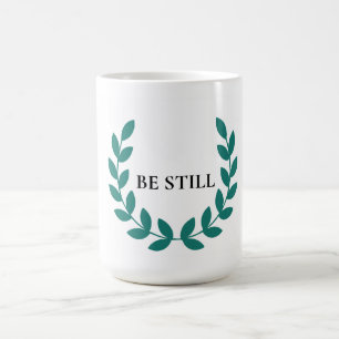 De Café Caneca Cristã Minimalista Inspiradora Seja Silenci