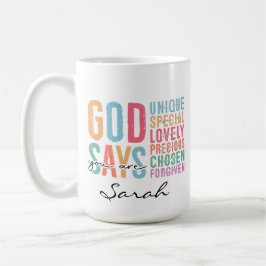 De Café Caneca Cristã Personalizada | Caneca com Versículo