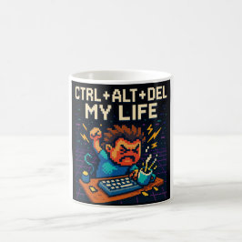 DE CAFÉ CANECA CTRL - ALT - DEL MINHA VIDA