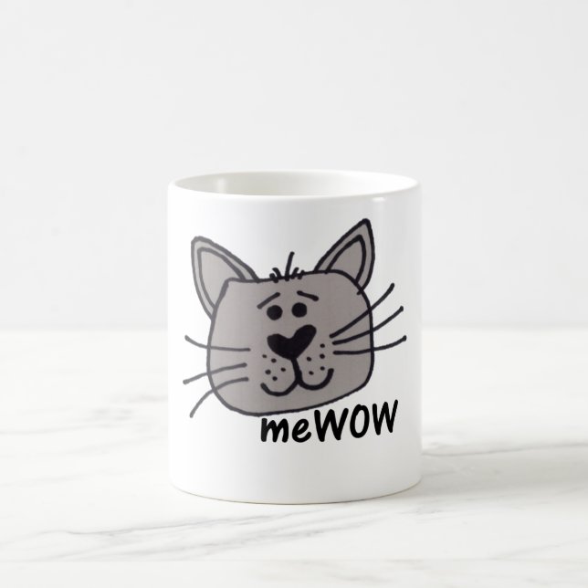 De Café Caneca customizável do MeWOW do gato (Centro)