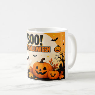 De Café Caneca Cute Ghost Boo Feliz Halloween