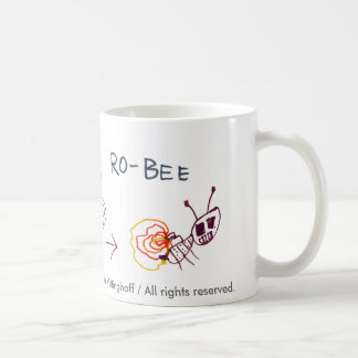 De Café Caneca da abelha do robô