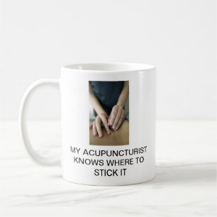 De Café caneca da acupunctura