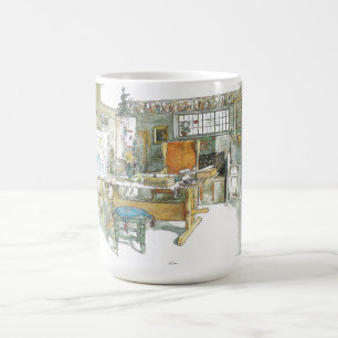 De Café Caneca da aguarela do Workroom do estúdio do