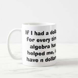 De Café Caneca da álgebra da matemática