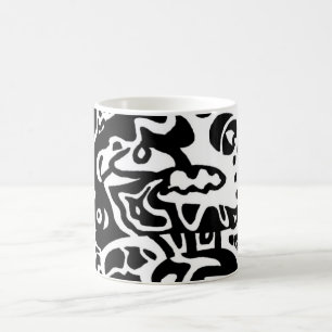 De Café Caneca da arte abstracta dos "peixes"