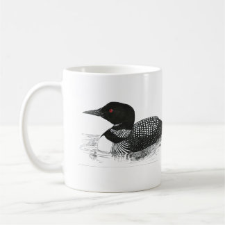 De Café Caneca da arte do mergulhão-do-norte