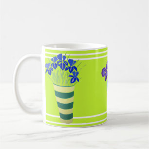 De Café Caneca da arte: Flor do limão dos jardineiro.