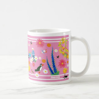De Café Caneca da arte: Jardim II Cornualha do verão