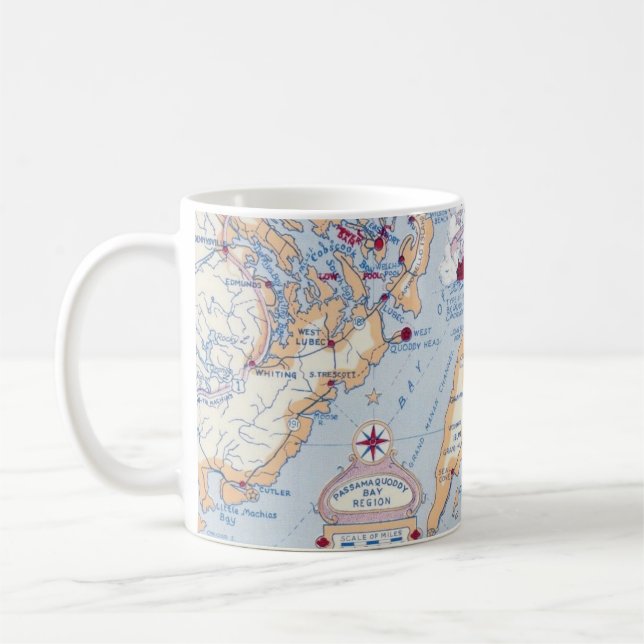 De Café Caneca da Baía Passamaquoddy Maine (Esquerda)
