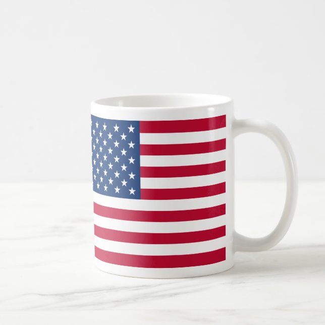 De Café Caneca da bandeira americana (Direita)