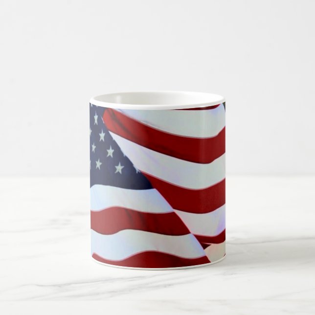 De Café Caneca da bandeira americana (Centro)