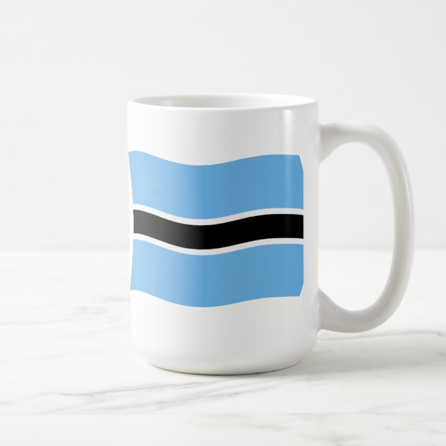 De Café Caneca da Bandeira da Botsuana (Direita)