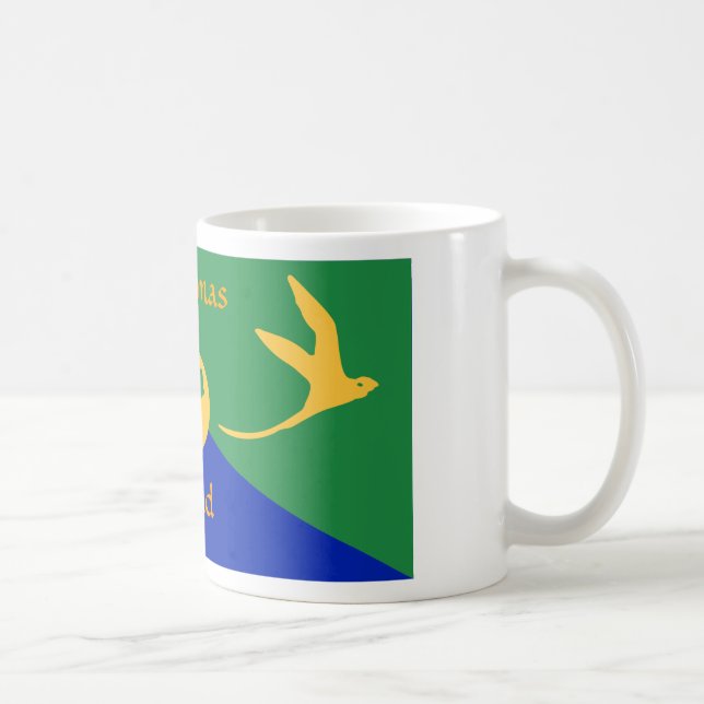 De Café Caneca da bandeira da ilha christmas (Direita)