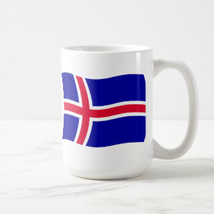 De Café Caneca da Bandeira da Islândia