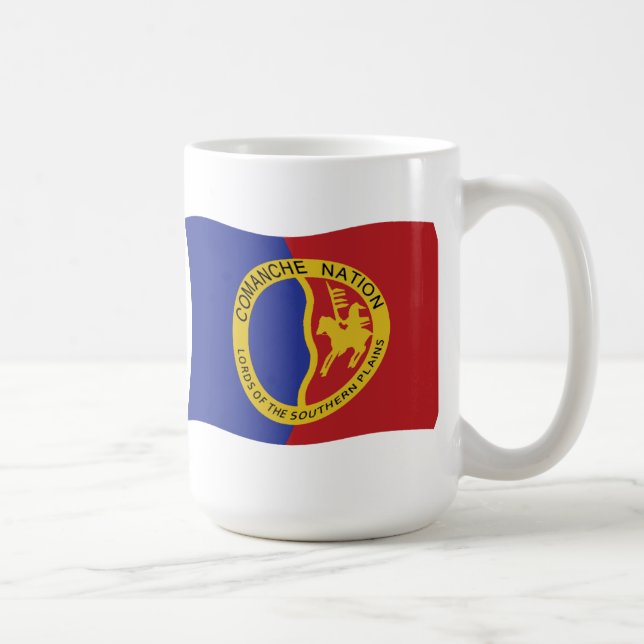 De Café Caneca da Bandeira da Nação Comanche (Direita)