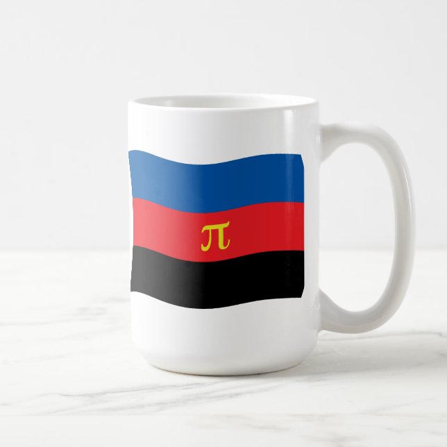 De Café Caneca da Bandeira da Poliamoria (Direita)