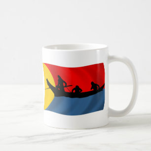 De Café Caneca da Bandeira da Tribo Clatsop