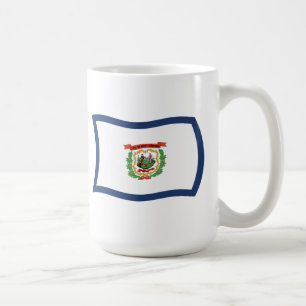 De Café Caneca da Bandeira da Virgínia Ocidental