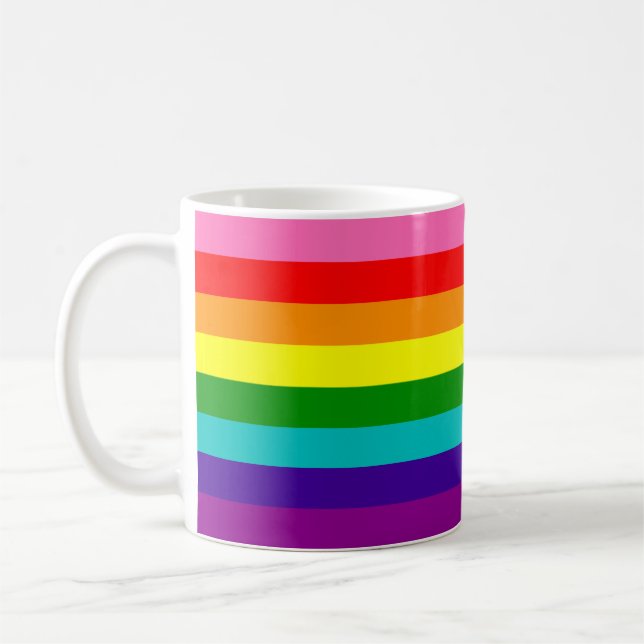 De Café Caneca da bandeira das listras do original 8 do (Esquerda)