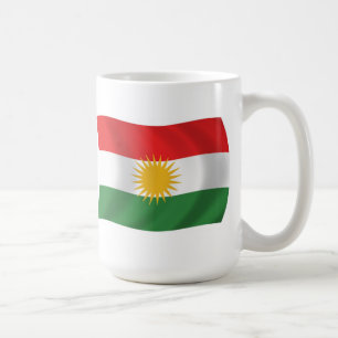 De Café Caneca da bandeira do Curdistão